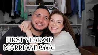 First Year of Marriage Q&A: First Year the Hardest? Overcoming Conflict + Favorite Parts of Marriage