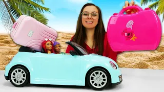 Una maleta de viaje para Barbie. Las aventuras de Barbie en español. Vídeos para niñas