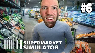 Ich KAUFE weiteres MOBILIAR & die neue LIZENZ ist zum GREIFEN nah 😎 || #6 || Supermarket Simulator 🥪