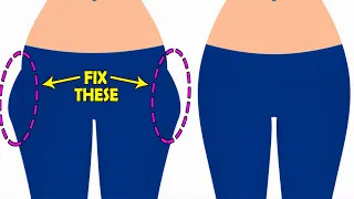 FIX YOUR HIP DIPS + SADDLE BAGS + OUTER THIGHS WITH EASY EXERCISES