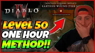 THE BEST POWER LEVELING Method for ALT CHARACTERS in Diablo 4!