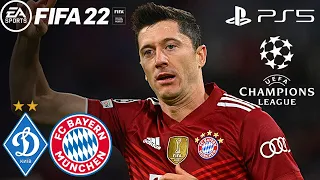 Dynamo Kiev vs Bayern Munich | UEFA Champions League | FIFA 22 Prediction Match PS5