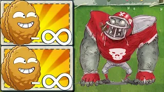 PvZ 2 Power Up INFINITE - Every Plant Max Level Vs 100 All Star Zombie - Who is Faster ?