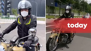 DPM Lawrence Wong rides with motorcycle convoy for charity