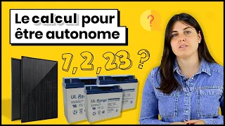 Panneau Solaire : Combien de Batteries pour Être Autonome ? #panneausolaire