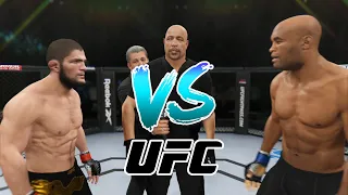 Khabib Nurmagomedov vs. Anderson Silva | EA Sports UFC 4 - K1 Rules