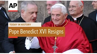 Pope Benedict XVI Resigns - 2013 | Today In History | 28 Feb 17