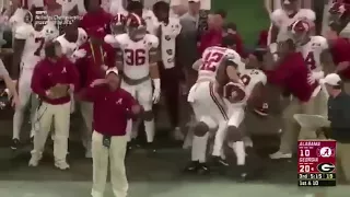 Alabama player PUNCHES OWN COACH