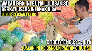 DI BUKTIKAN IJAZAH SD JUGA BISA SUKSES..!! KE BANGUN RUMAH PABRIK ANAK LULUS S1 DI IKJ DARI USAHA NI