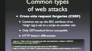 2005-09-07 CERIAS - Real World Web Application Security