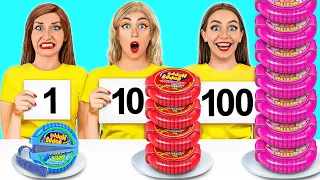 100 Schichten Nahrung Challenge | Lustige Essenssituationen von Multi DO Food Challenge