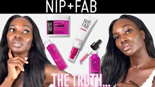 NIP + FAB - SALICYLIC ACID RANGE | HONEST REVIEW | OILY ACNE PRONE SKIN | NIGHT TIME