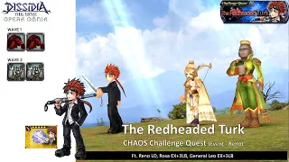 DFFOO GL (The Redheaded Turk CHAOS Challenge Quest) Reno LD, Rosa, Leo