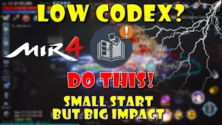 MIR4: LOW CODEX KA DIN BA? AKO DIN EH! TARA PATAAS CODEX NA! |  1-3 OR 3-5 CODEX PER DAY SOLID NA!