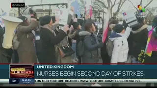 Nurses throughout the UK step up strike action after second day of action