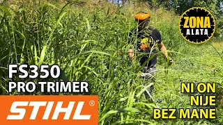 Stihl FS350 - Professional Grass Trimmer Review TEST 4K