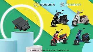 Peugeot Scooter 50CC E4 E5 2T High performance ECU set ST03000-0188-SONORA MOTOR