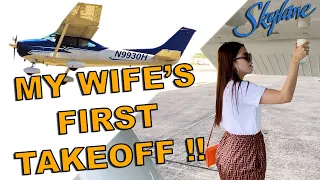 My WIFE can FLY! - Cessna 182 Flight Vlog