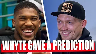 Dillian Whyte GAVE AN UNEXPECTED PREDICTION FOR THE Alexander Usyk - Anthony Joshua FIGHT / Fury