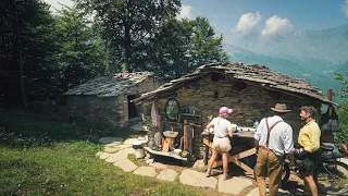 #24 Building Outhouse and Outdoor Shower and Kitchen.