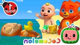 Baby Shark (Swim Version) | CoComelon Animal Time | Moonbug Kids - Farm AnimalsKids Cartoon | Funny