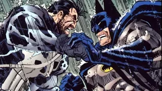el dia que batman y punisher se enfrentaron - alejozaaap - marvel - dc comics - superman - spiderman