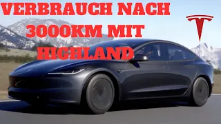 Verbrauchsbericht Tesla Model 3 Highland nach 3000 km#tesla #model3 #highland #elektroauto