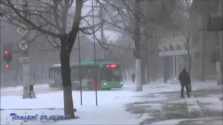 В Тирасполь 29.12.14 пришла зима.