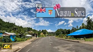 Fiji Road Trip 🇫🇯 Driving from Nayavu to Suva on the Island of Viti Levu, Fiji | Part 4/6