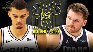 San Antonio Spurs vs Dallas Mavericks Full Game Highlights | October 25, 2023 | FreeDawkins