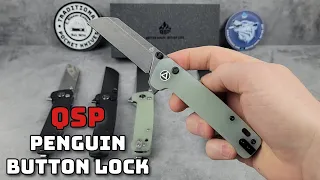 Button Lock Penguins from QSP! - w/C. Risner Cutlery