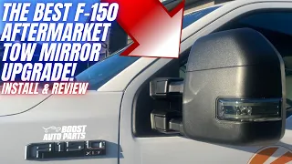 Tow Mirror Upgrade with Power Fold & Power Extend - Ford F-150 - Boost Auto Parts