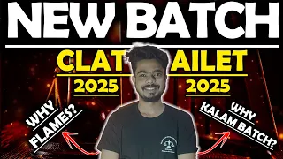 KALAM BATCH-3 ANNOUNCEMENT | WHY JOIN FLAMES? | FLAMES | #flamesclat #clat2025 #shanusir #kalambatch