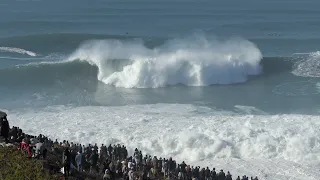 Lucas Chumbo Chianca at Nazaré 2021 - Big Wave Nazaré, Portugal December 13, RAW FOOTAGE