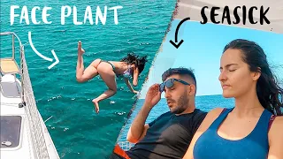 FUNNIEST SAILING VLOG! Face Plant Fail Living On A Sailboat 😂