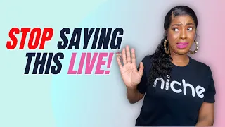 STOP saying THIS when you go LIVE | Social Media Tips for Beginners