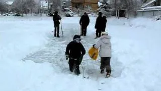 НОВОГОДНИЙ КЁРЛИНГ ( russian curling )