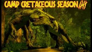 camp cretaceous season 5 scenes Spinosaurus Vs Tyrannosaurus Rex