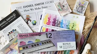 Daniel Smith Colors of Inspiration Palette Review with Swatches & Sample Paintings