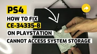 How to fix Ps4 Ce-34335-8 Cannot Access The System Storage Fixed