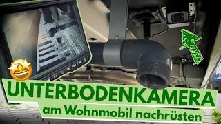 Unterbodenkamera für Abwasser am Wohnmobil nachrüsten ALLE INFOS + EINBAU (Caratec Safety CS105U)