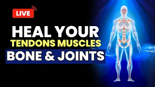 Heal Your Tendons Muscles Bones & Joints | Make Your Limbs Healthy | Get Rid Of Body Strain | 528 Hz