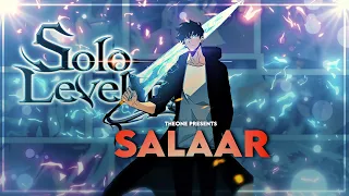 Solo Levelling AMV - Wrath of Salaar | Epic Anime Edit 2024