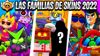 TODAS LAS FAMILIAS DE SKINS EN BRAWL STARS 2022 || PARTE 1