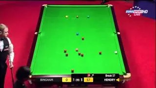 Snooker WCH 2012 - Stephen Hendry hits 147