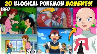 20 Times When Logic Gave Up😵 | Pokemon Moments That Make No Sense | Hindi |