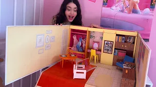 COMPRE LA PRIMERA CASITA DE EN SUEÑOS DE BARBIE DE 1962 Y LA DECORO CON MUEBLES ANTIGUOS Y MODERNOS