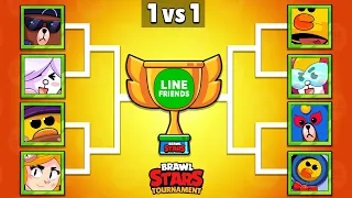 Who is The Best Line Friends Brawler? | Season 24 | Brawl Stars Tournament