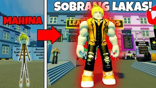 Strongman Simulator | ROBLOX | AMBILIS KO MAGING MALAKS!