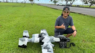 Gary with his FMS A10 Thunderbolt II maiden flight. 4.14.24